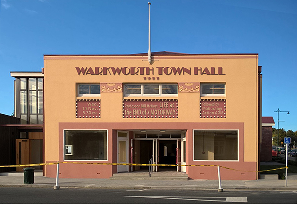Mahurangi Magazine: Town-Hall Talks Back with Professor Bill McKay Warkworth Town Hall coming event graphic