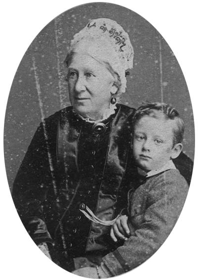 Mary Ann Müller and grandson