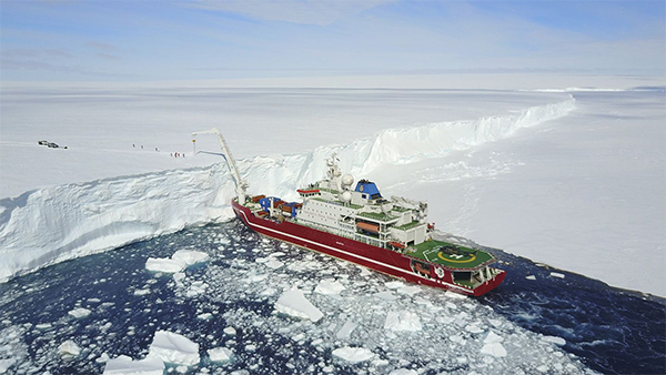 Agulhas II, positioned where the Endurance sank