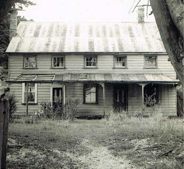 Scott Homestead prior to Civic Trust Auckland restoration