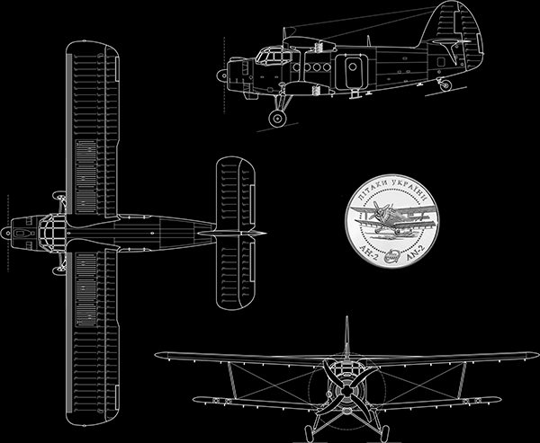 Antonov An-2 drawings by Dr Péter Kaboldy