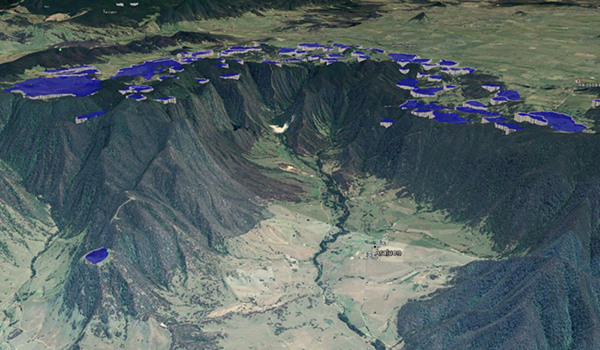 Sites for pumped hydro adjacent Canberra