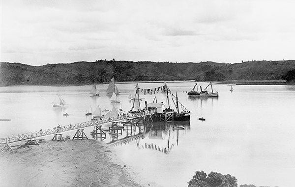 First-known study of the Mahurangi Regatta, Henry Winkelmann, 1901
