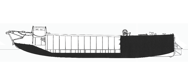 Buoyancy profile of World War II Landing Craft Assault