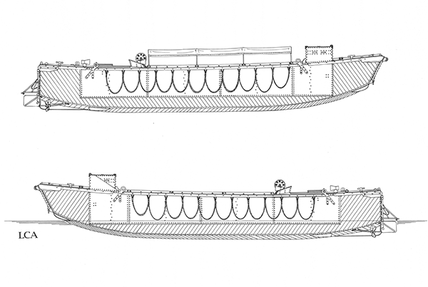 Hubert Cance profiles and plans of the LCA