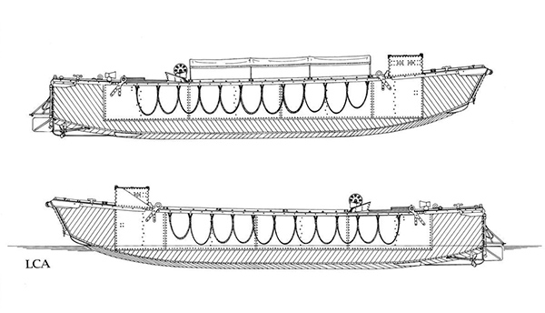 Hubert Cance profiles and plans of the LCA