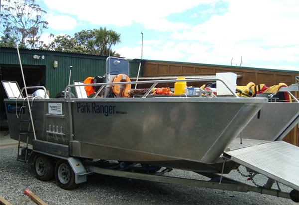 Surplus-to-operations regional park land barge