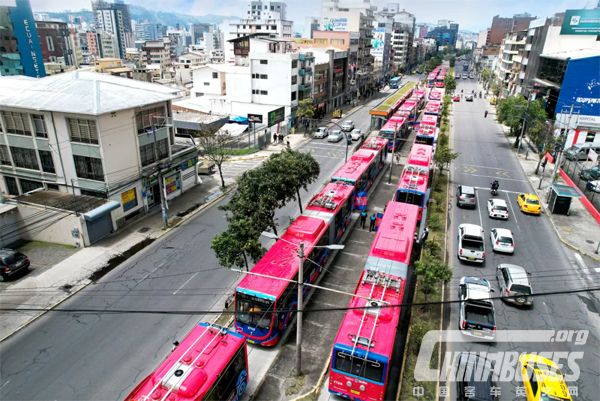 Yutong dual-source trolleybuses, Quito