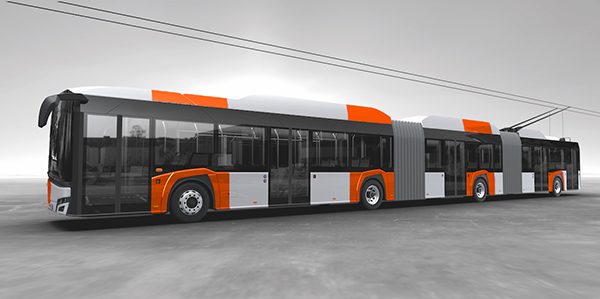 24.7-metre bi-articulated Trollino 24 double-source trolleybus