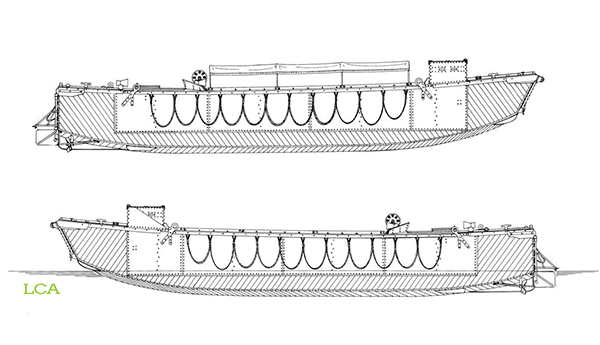 Hubert Cance profiles and plans of the LCA