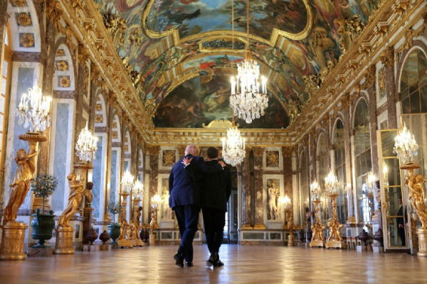 Trump and Macron, Palace of Versailles, 17 June 2026