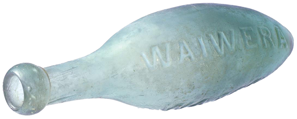 Historic Waiwera mineral-water bottle