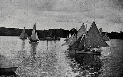 Cutter calm before the storming scow