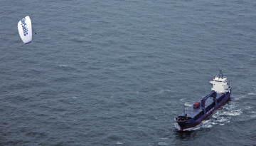 Wind-powered liner