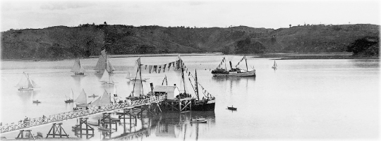 1901 Mahurangi Regatta by Henry Winkelmann