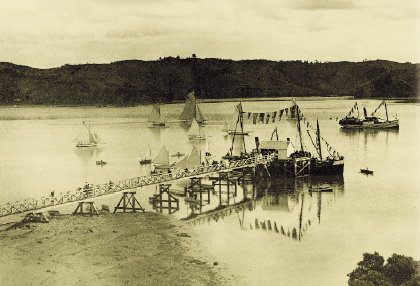 Mahurangi Regatta, Scotts Landing, 1901