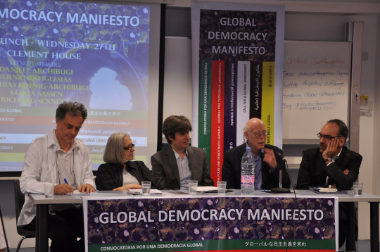 London launch of Manifesto for a Global Democracy