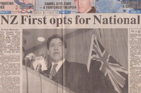 NZ First Opts for National