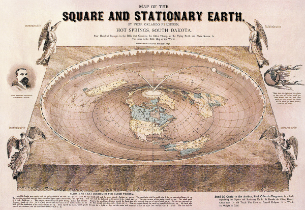 Orlando Ferguson flat Earth map