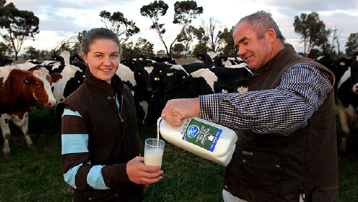 Peter Mulcahy and daughter Alexandra