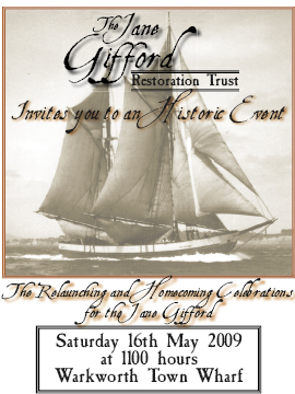 Jane Gifford re-launch poster