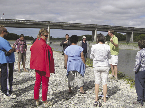 Dr Thomas Wilding, Hawkes Bay Regional Council field trip