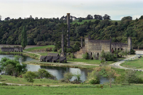 Wilson Cement Works, west to east