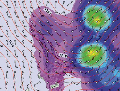 MetVUW forecast chart