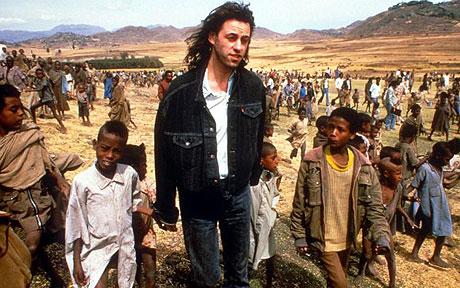 Bob Geldof, Ethiopia, 1985