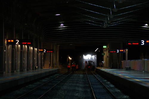 Britomart track work