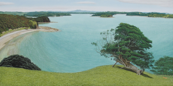 Philip Kilmore oil on linen, Mahurangi