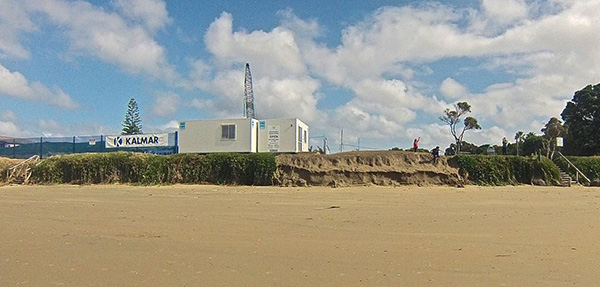 Orewa Ocean Point Beach development beach erosion