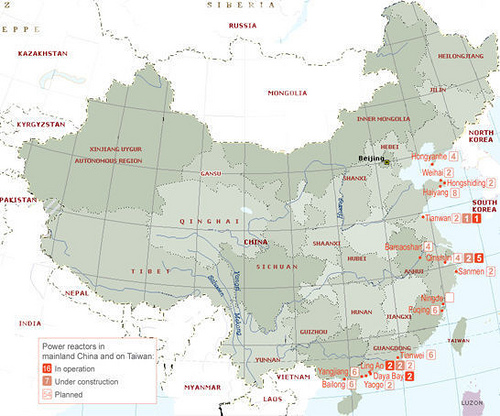 China nuclear reactors