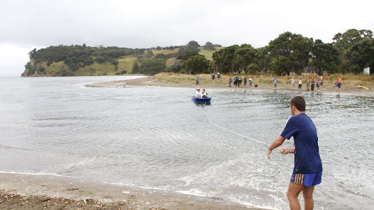 Te Muri ferry, 12 February 2012