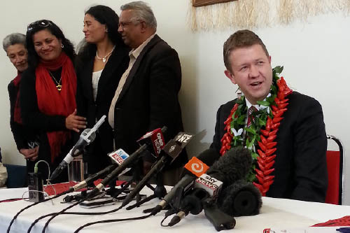 David Cunliffe announcing candidacy