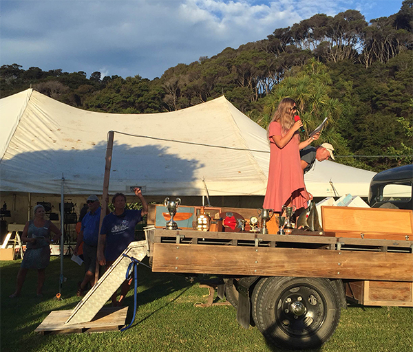 Tessa Berger, 2016 Mahurangi Regatta prize giving