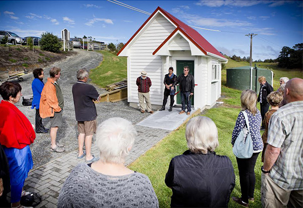 Mahurangi West Hall toilets opening