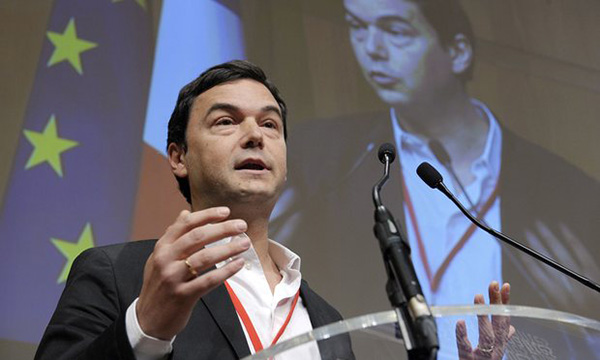 Thomas Piketty, speaking at the economy ministry in Paris in January 2015.