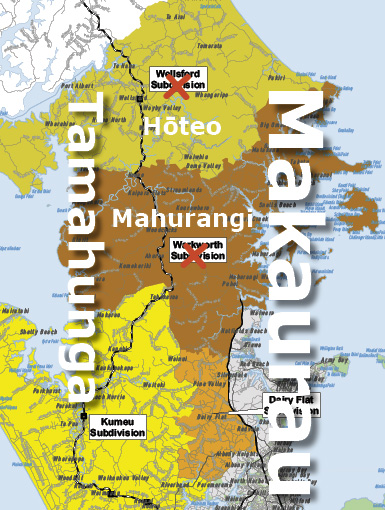 Hoteo and Mahurangi ridings