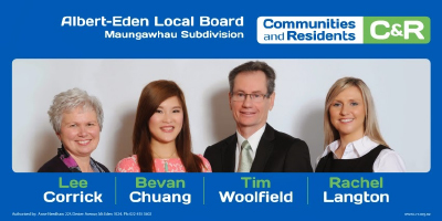 Bevan Chuang local board ticket