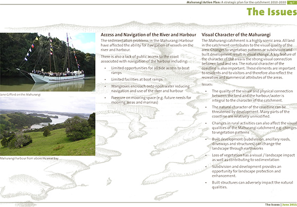 Mahurangi Action Plan, page 7