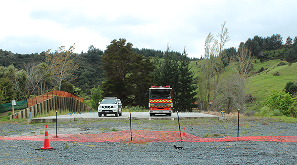 Go to Rodney Times: Pūhoi Firefighters Drive for Permanent Home Appliance and utility on slab