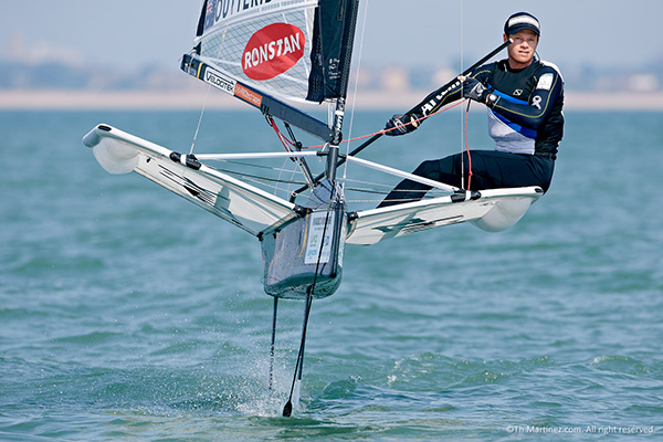 Nathan Outteridge winning 2014 world championship