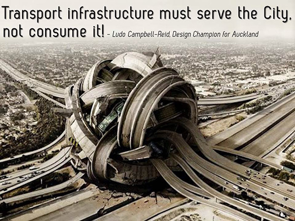 Transport infrastructure should serve not consume