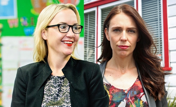 Nikki Kaye and Jacinda Ardern