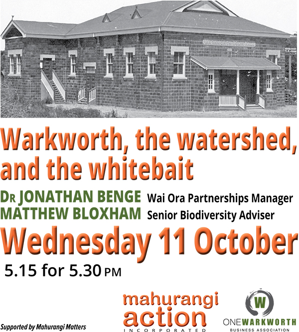 Warkworth Town Hall Talk poster