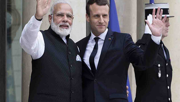 Macron and Modi celebrate Jaitapur