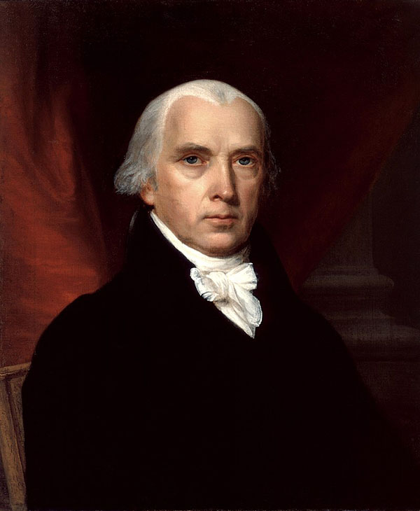 James Madison by John Vanderlyn, 1816