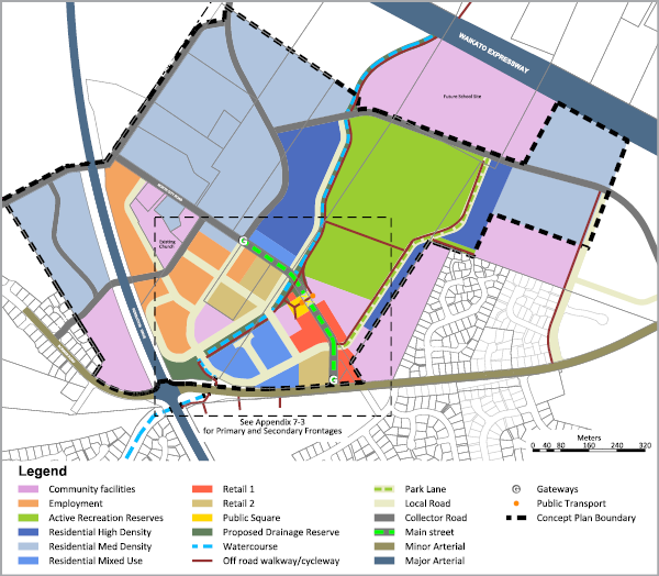 Rototuna Town Centre concept plan