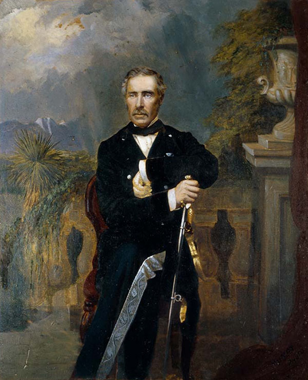 Sir George Grey portrait by Daniel Louis Mundy